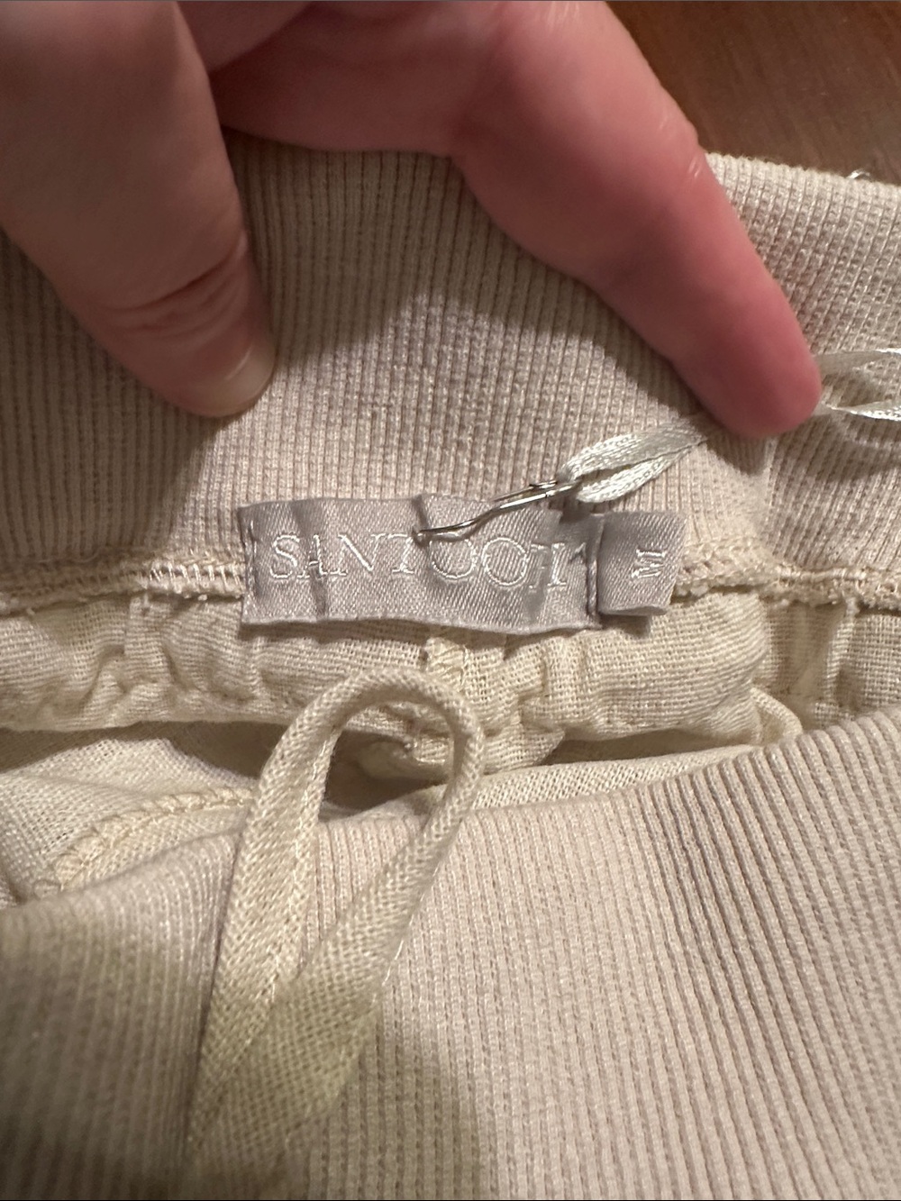 Women’s Drawstring Linen Rayon Blend Pants - Picture 10 of 10